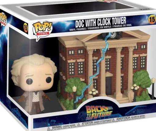 Back to the Future POP Town | Doc with Clock Tower