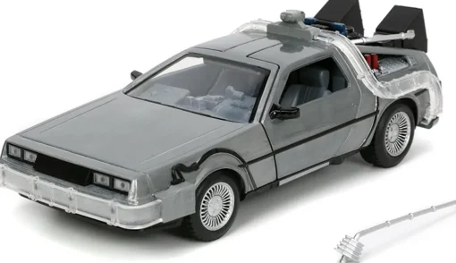 Back To The Future Time Machine Light-Up 1:24 Die Cast Vehicle