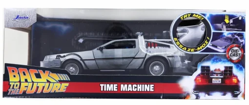 Back To The Future Time Machine Light-Up 1:24 Die Cast Vehicle