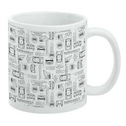 Batman - Batmobile Blueprints Mug