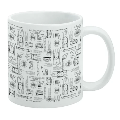 Batman - Batmobile Blueprints Mug
