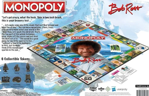 Bob Ross Monopoly Board Game | For 2-6 Players