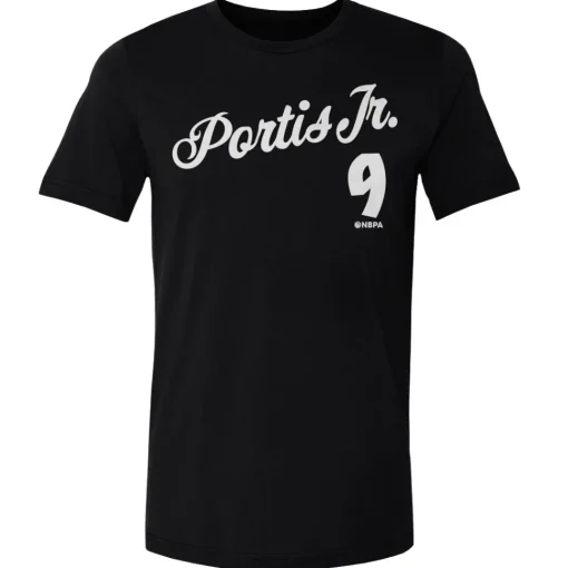 Bobby Portis Milwaukee Script WHT