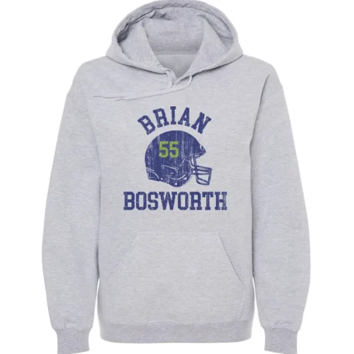 Brian Bosworth Seattle Helmet Font
