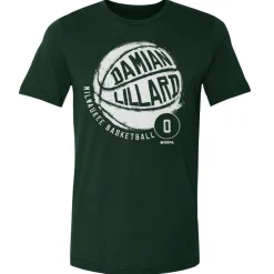 Damian Lillard Milwaukee Basketball WHT