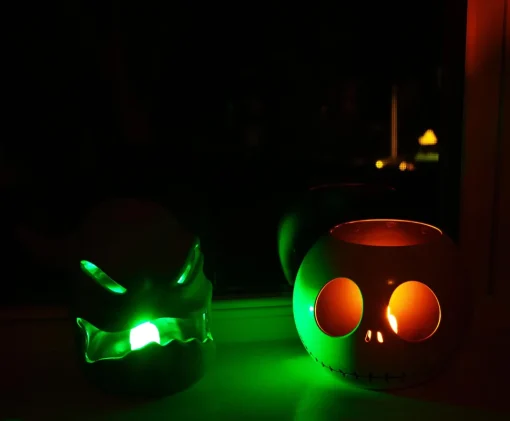 Disney The Nightmare Before Christmas Jack LED Flickering Flameless Candle