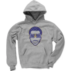 Eric Dickerson Los Angeles R Player Silhouette WHT