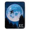 E.T. The Extra-Terrestrial Bike Moon Fleece Throw Blanket | 45 x 60 Inches