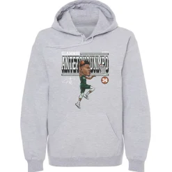 Giannis Antetokounmpo Cartoon WHT