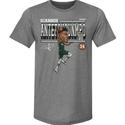 Giannis Antetokounmpo Cartoon WHT