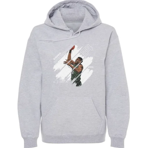 Giannis Antetokounmpo Stripes WHT