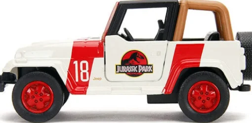 Jada Toys - 1:32 Jurassic Park - '92 Jeep Wrangler (Vehicle Only)