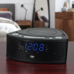 Jensen Stereo CD Player with AM/FM Digital Dual Alarm Clock