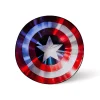 Marvel Captain America Shield Oversized Fleece Sherpa Throw Blanket | 72 Inches