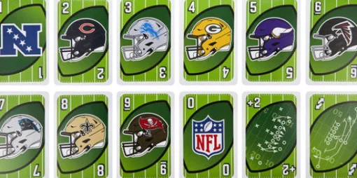 Mattel Games - Giant UNO NFL Card Game