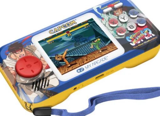 My Arcade Super Street Fighter II Pocket Player Pro Handheld Portable Gaming System (2 GAMES IN 1)