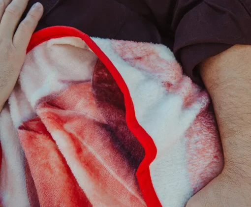 Oscar Mayer Jumbo Hot Dogs Fleece Throw Blanket | 45 x 60 Inches