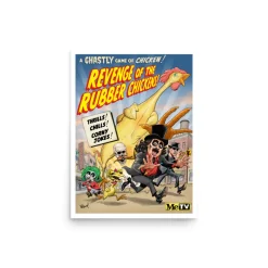 Revenge of the Rubber Chickens Svengoolie® Poster by Tom Richmond