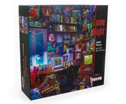 90s Game Room Pop Culture 1000 Piece Jigsaw Puzzle By Rachid Lotf