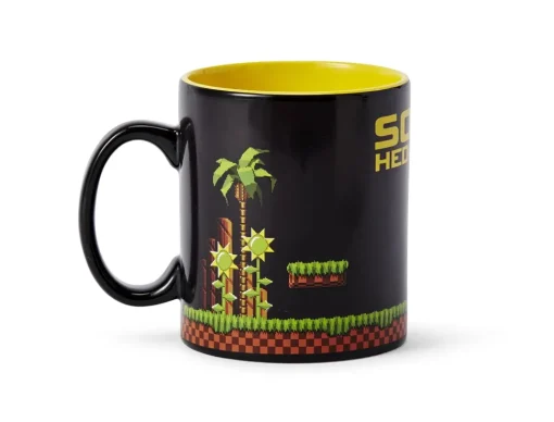 Sonic the Hedgehog Heat Changing 16-Bit Ceramic Coffee Mug | Holds 16 Ounces