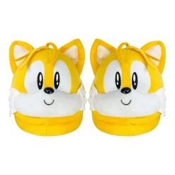 Sonic The Hedgehog Tails Head Adult Plush Slippers | One Size Fits All