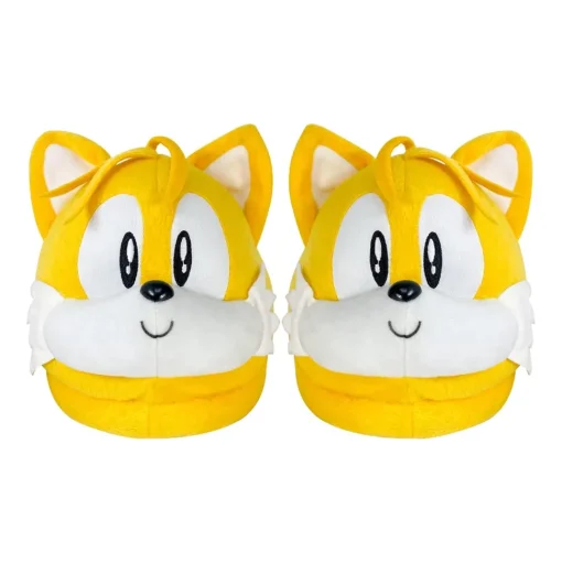 Sonic The Hedgehog Tails Head Adult Plush Slippers | One Size Fits All
