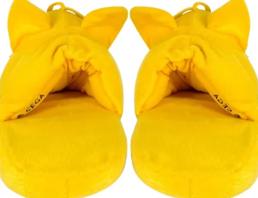 Sonic The Hedgehog Tails Head Adult Plush Slippers | One Size Fits All