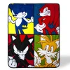 Sonic The Hedgehog Warhol Fleece Throw Blanket | 45 x 60 Inch Cozy Blanket
