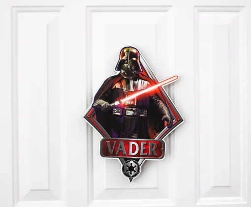 Star Wars Darth Vader Die-Cut Wooden Sign | 13 x 10 Inches