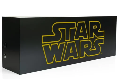 Star Wars Official Logo 17-Inch Light Box | Electric/USB Mood Light