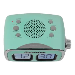 Studebaker Roommate Large Display LCD AM/FM Retro Clock Radio with Bluetooth