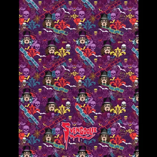 Svengoolie® "Film & Floral" Throw Blanket
