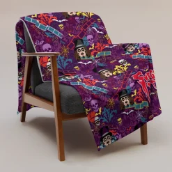 Svengoolie® "Film & Floral" Throw Blanket