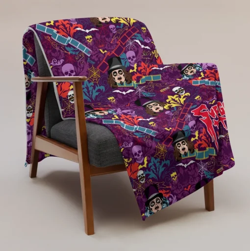 Svengoolie® "Film & Floral" Throw Blanket