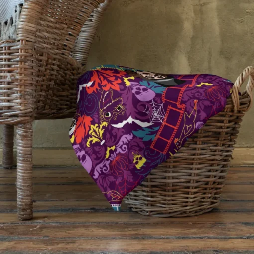 Svengoolie® "Film & Floral" Throw Blanket
