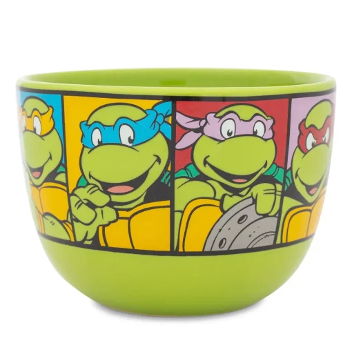 Teenage Mutant Ninja Turtles Characters Ceramic Soup Mug | Holds 24 Ounces