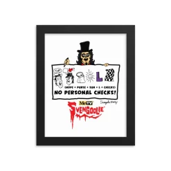Too Drawn Out Svengoolie® Art Print by Rich Koz