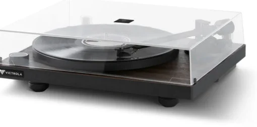 Victrola Premiere T1 Turntable Manual Belt-drive Bluetooth (Espresso)