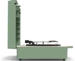 Victrola Re-Spin Sustainable Suitcase Record Player - Basil Green