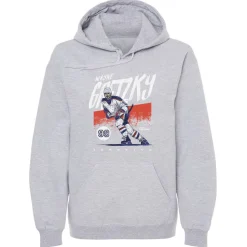 Wayne Gretzky Edmonton Grunge WHT