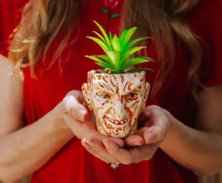 A Nightmare On Elm Street Freddy Krueger Ceramic Planter w/ Artificial Succulent