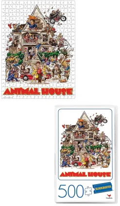 Animal House 500 Piece Jigsaw Puzzle in Plastic VHS Video Case