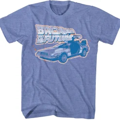 Back to the Future - Logo and Car (Distressed)