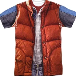 Back to the Future - McFly Vest Costume (front & back)