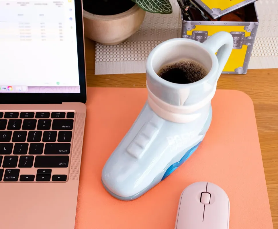 Back To The Future Marty's Shoe 3D Sculpted Ceramic Mug | Holds 20 Ounces