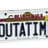 Back to the Future "Outatime" License Plate Enamel Collector Pin