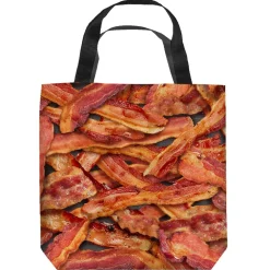Bacon Collage Tote Bag