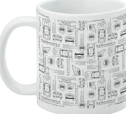 Batman - Batmobile Blueprints Mug