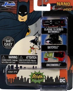 Batman 1966 TV Series Nano Hollywood Rides 3-Pack