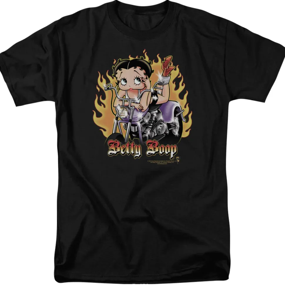 Betty Boop - Biker Flames